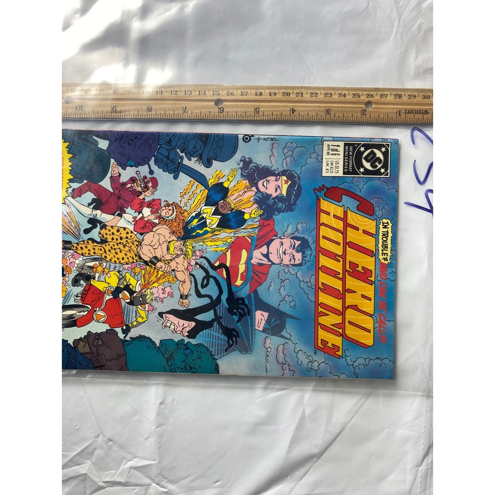 Hero Hotline 146 Comic Book DC Comics April 1989 Superman Wonder Woman NM